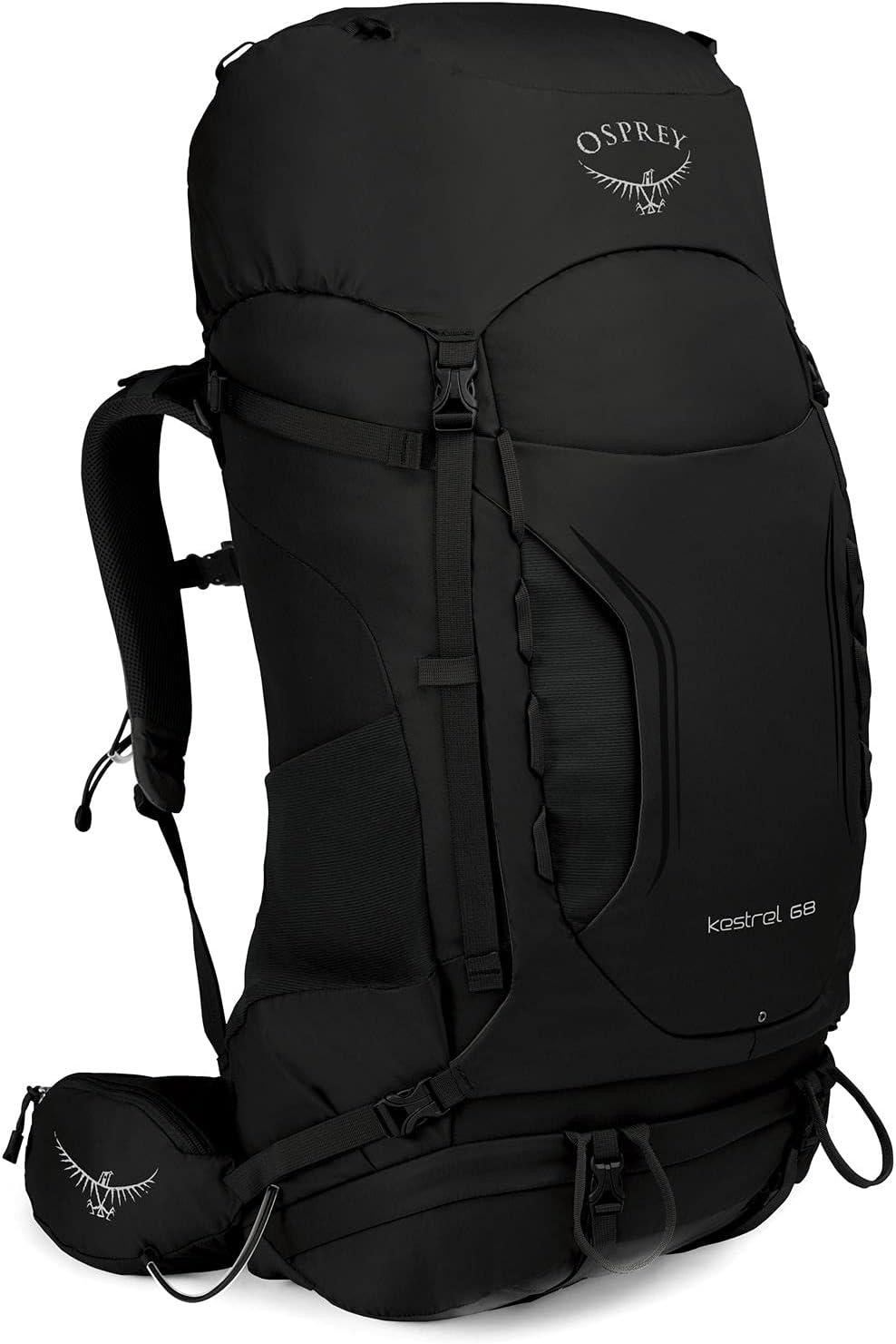 imageOsprey Kestrel 68L Mens Backpacking Backpack Black SMBlack