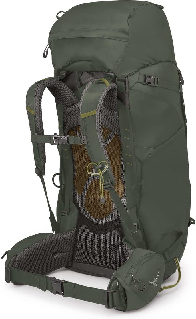 imageOsprey Kestrel 68L Mens Backpacking Backpack Black SMBonsai Green