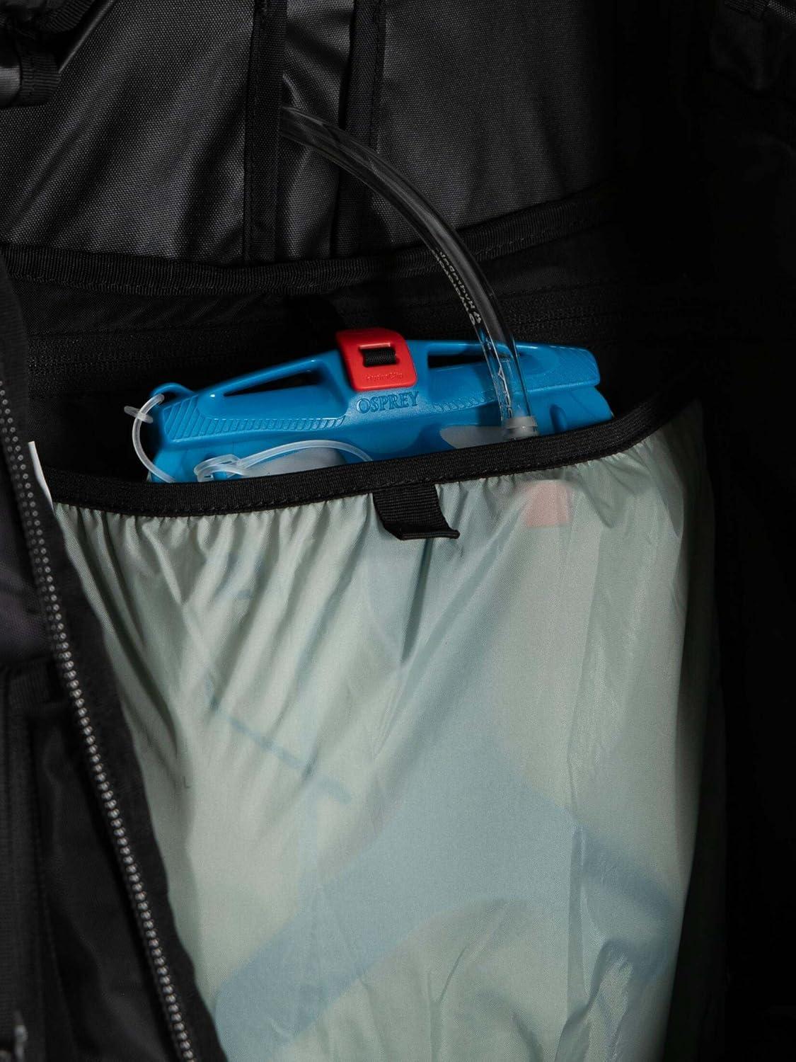 imageOsprey Kestrel 68L Mens Backpacking Backpack Black SMBonsai Green