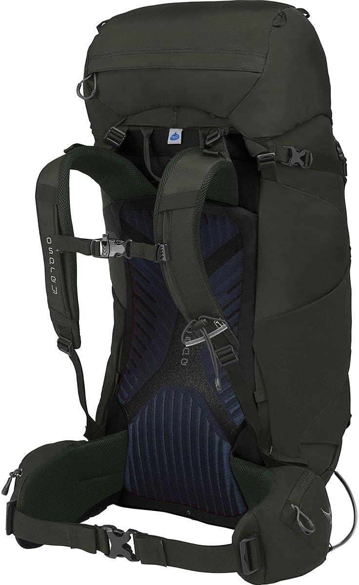imageOsprey Kestrel 68L Mens Backpacking Backpack Black SMPicholine Green