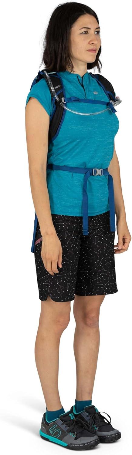 imageOsprey Kitsuma 15L Womens Biking Backpack with Hydraulics Reservoir Space Travel GreyAstrology Blue