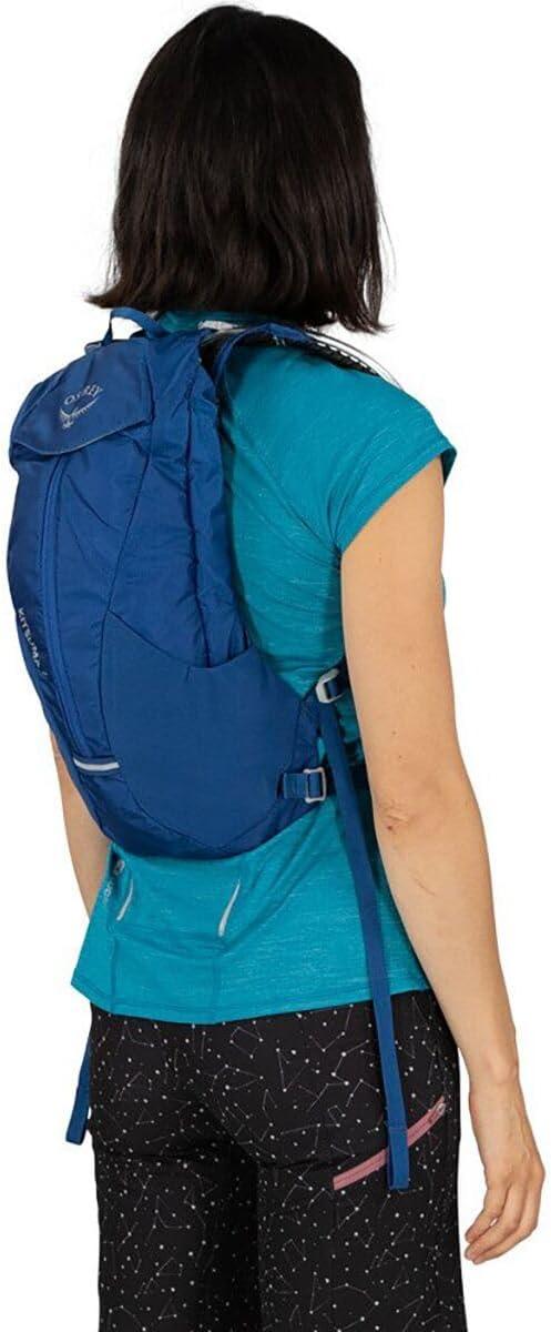imageOsprey Kitsuma 15L Womens Biking Backpack with Hydraulics Reservoir Space Travel GreyAstrology Blue