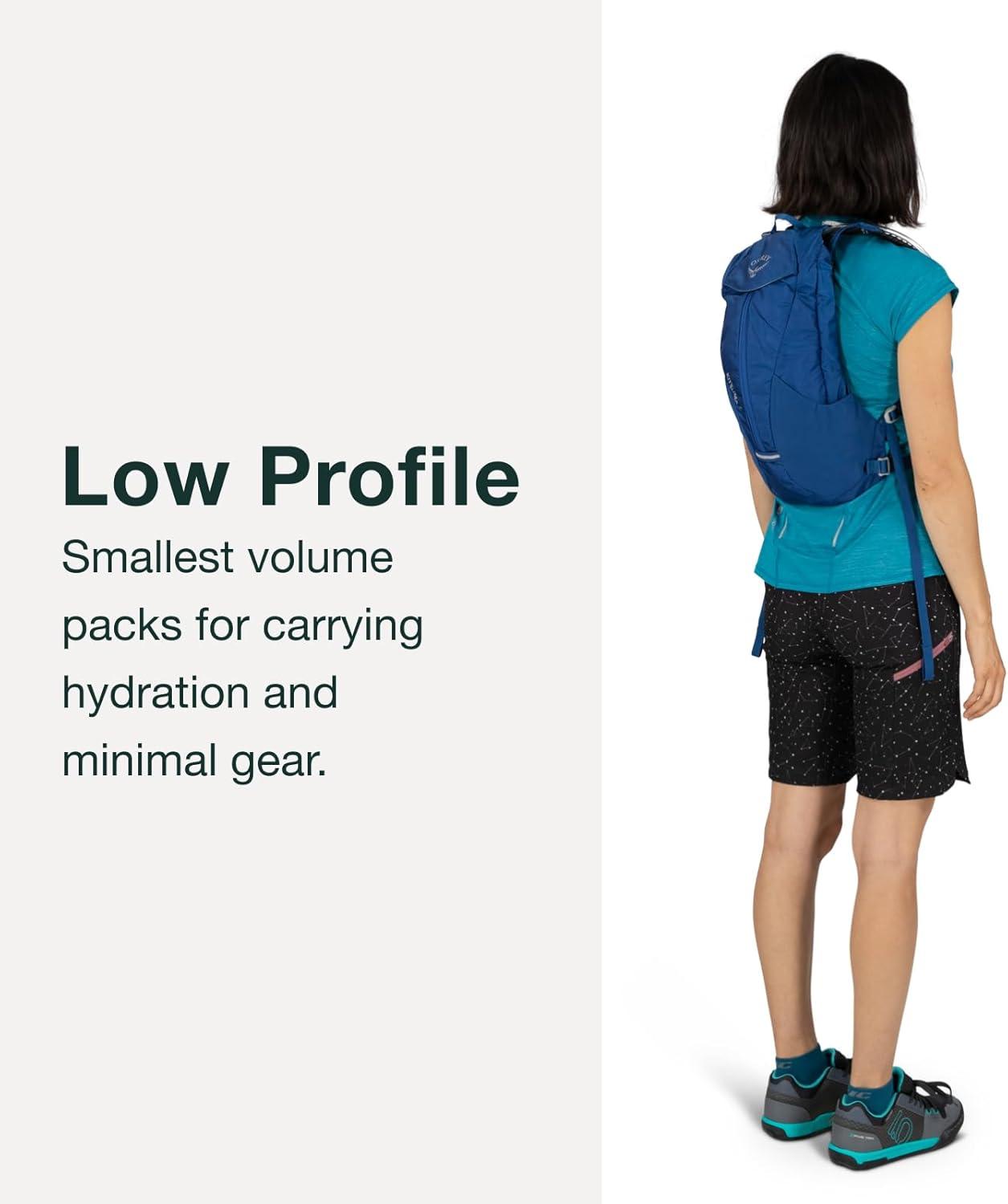 imageOsprey Kitsuma 15L Womens Biking Backpack with Hydraulics Reservoir Space Travel GreyAstrology Blue