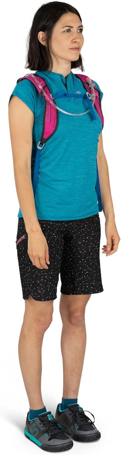 imageOsprey Kitsuma 15L Womens Biking Backpack with Hydraulics Reservoir Space Travel GreyAstrology Blue