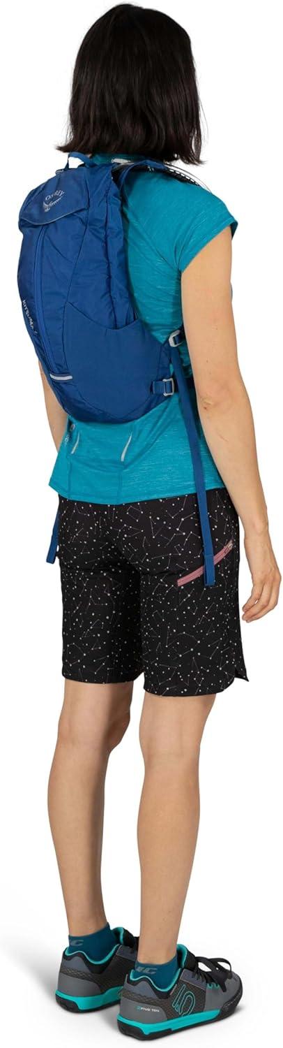 imageOsprey Kitsuma 15L Womens Biking Backpack with Hydraulics Reservoir Space Travel GreyAstrology Blue