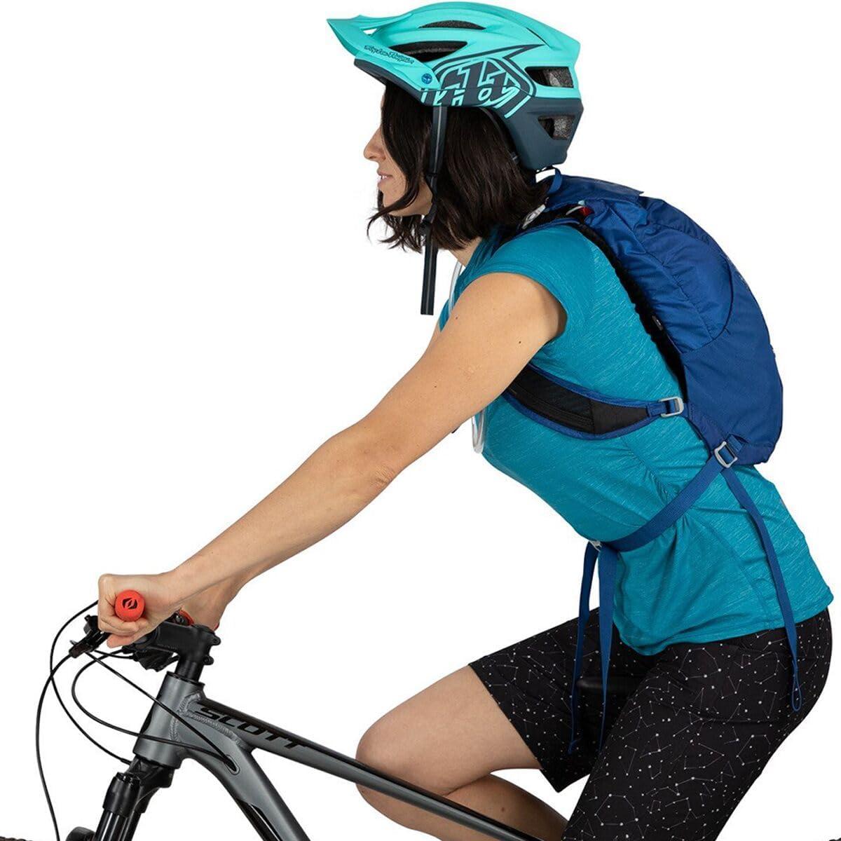 imageOsprey Kitsuma 15L Womens Biking Backpack with Hydraulics Reservoir Space Travel GreyAstrology Blue