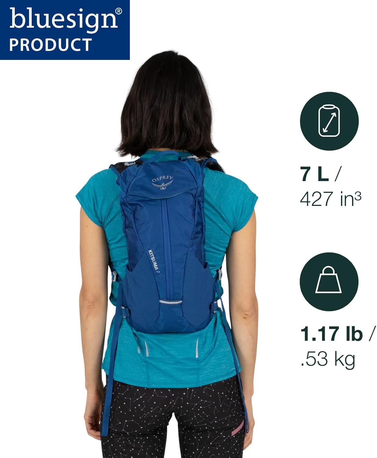 imageOsprey Kitsuma 15L Womens Biking Backpack with Hydraulics Reservoir Space Travel GreySpace Travel Grey