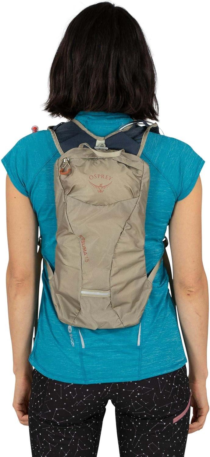 imageOsprey Kitsuma 15L Womens Biking Backpack with Hydraulics Reservoir Space Travel GreySpace Travel Grey