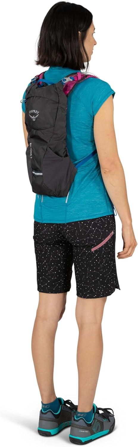 imageOsprey Kitsuma 15L Womens Biking Backpack with Hydraulics Reservoir Space Travel GreySpace Travel Grey