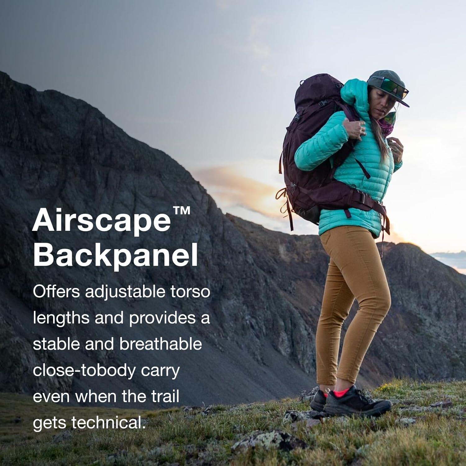 imageOsprey Kyte 38L Womens Backpacking Backpack with Hipbelt Rocky Brook Green WXSSBlack