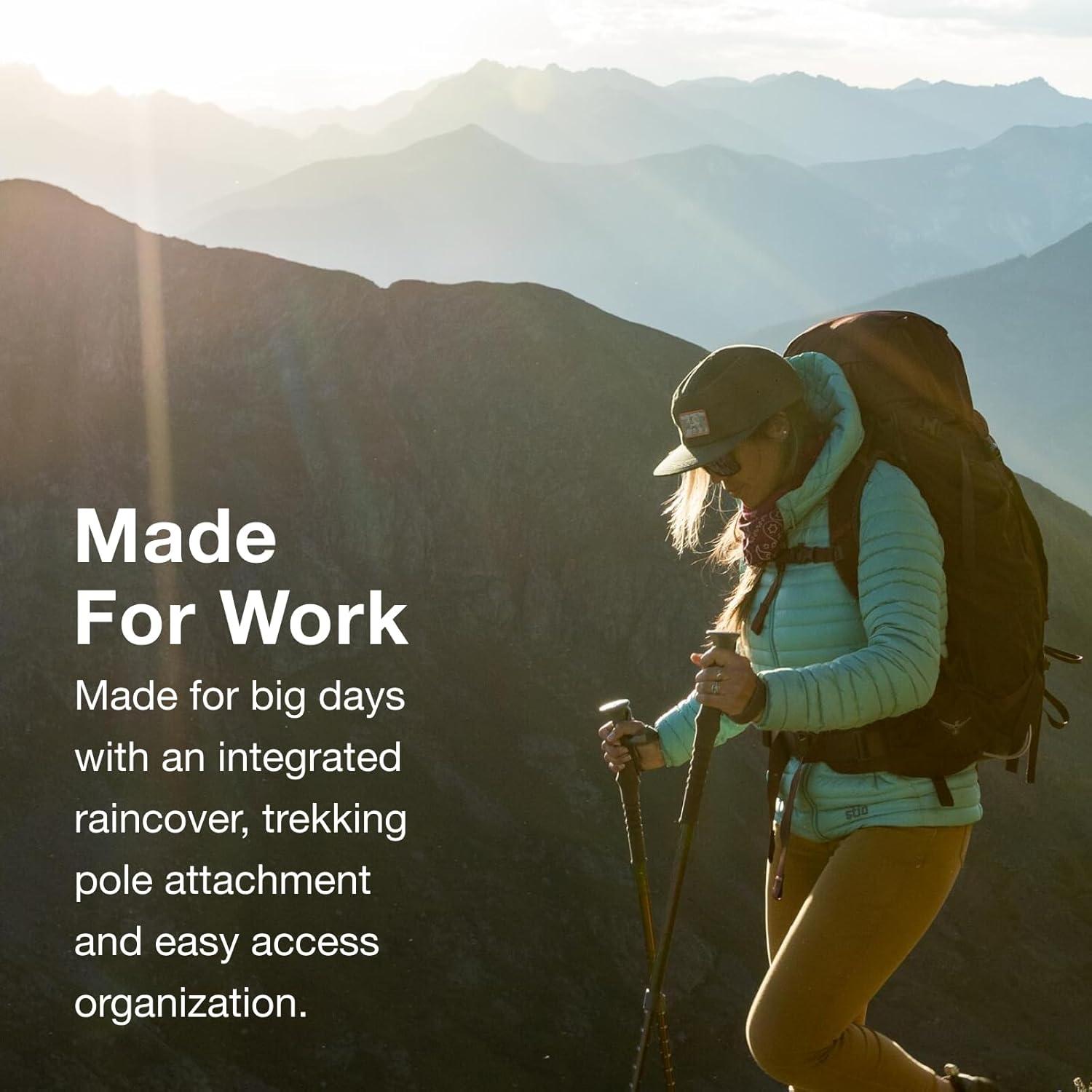 imageOsprey Kyte 38L Womens Backpacking Backpack with Hipbelt Rocky Brook Green WXSSBlack