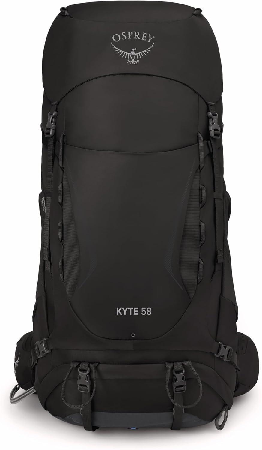 imageOsprey Kyte 58L Womens Backpacking Backpack with Hipbelt Elderberry Purple WXSSBlack