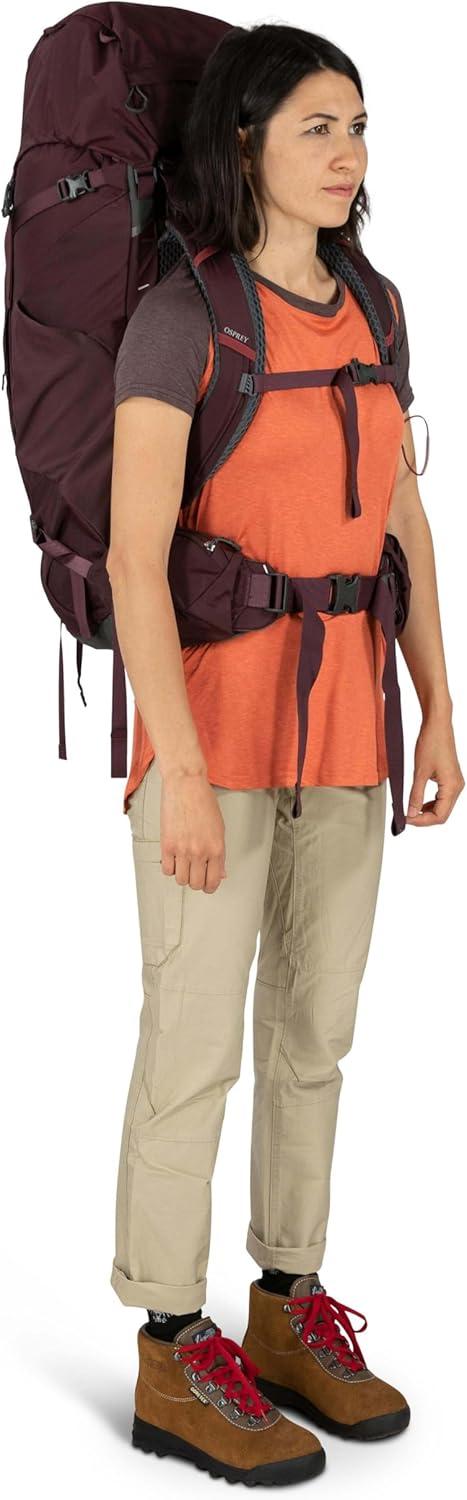 imageOsprey Kyte 58L Womens Backpacking Backpack with Hipbelt Elderberry Purple WXSSElderberry Purple