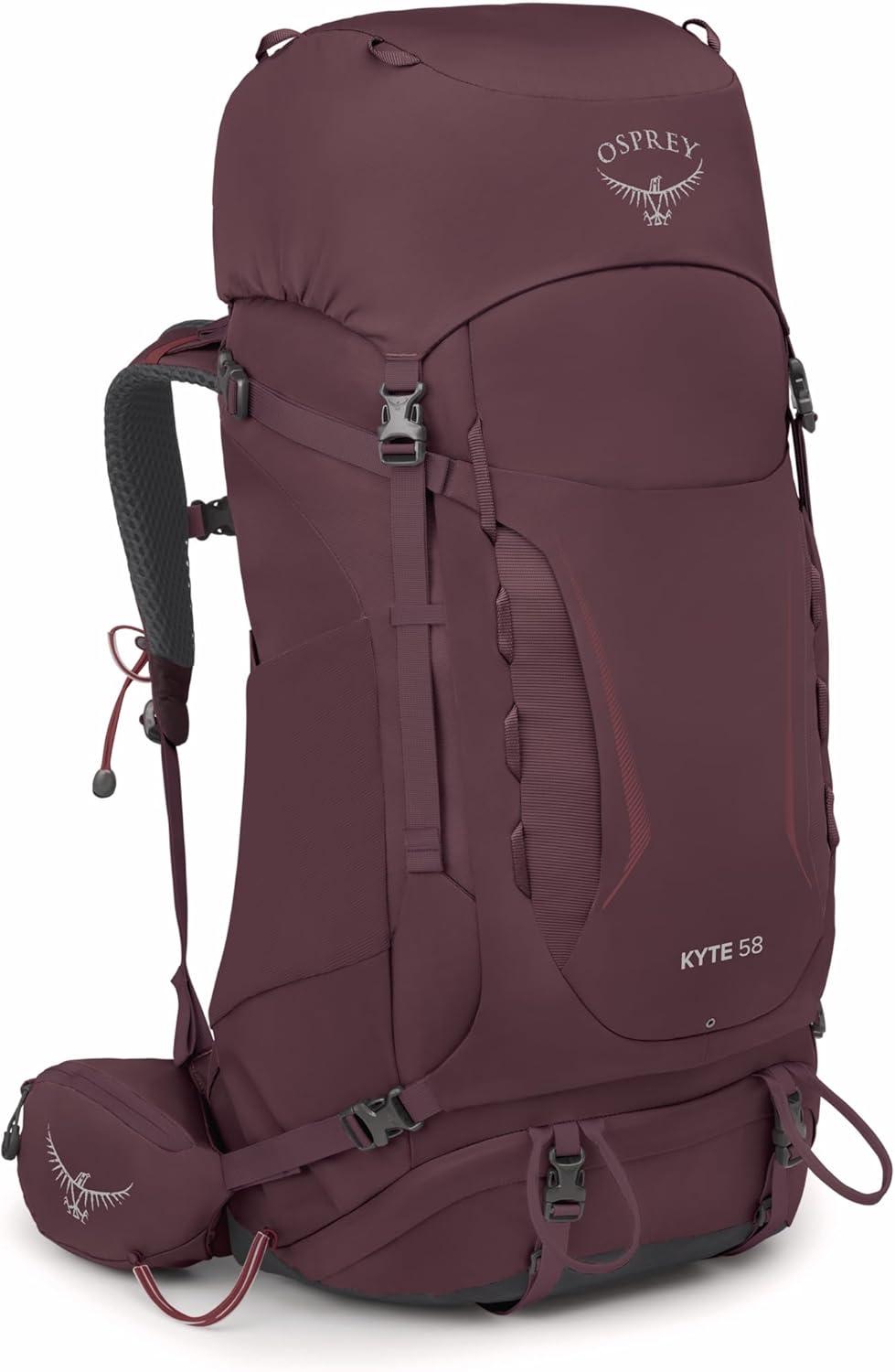 imageOsprey Kyte 58L Womens Backpacking Backpack with Hipbelt Elderberry Purple WXSSElderberry Purple