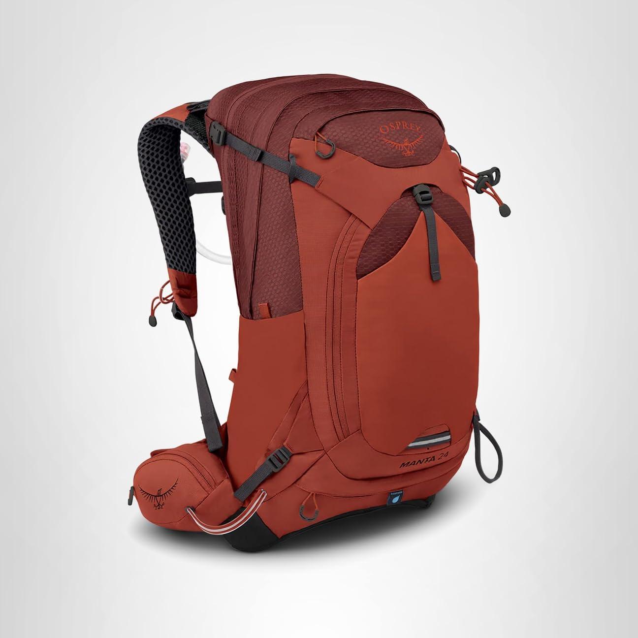 imageOsprey Manta 34L Mens Hiking Backpack with Hydraulics Reservoir BlackOak Leaf Orange