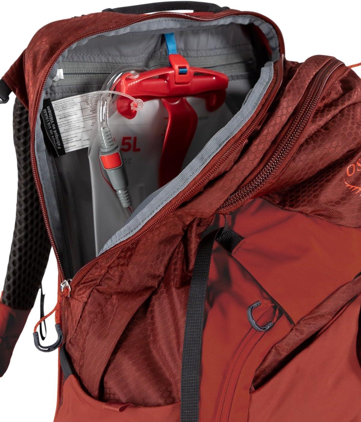 imageOsprey Manta 34L Mens Hiking Backpack with Hydraulics Reservoir BlackOak Leaf Orange