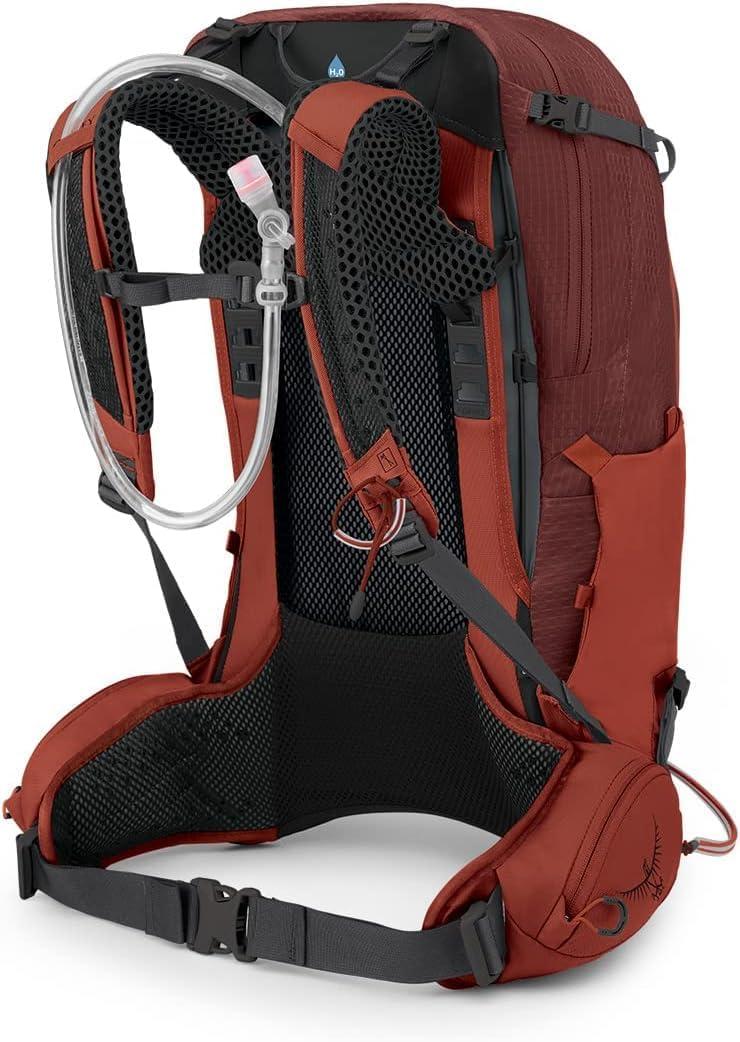 imageOsprey Manta 34L Mens Hiking Backpack with Hydraulics Reservoir BlackOak Leaf Orange