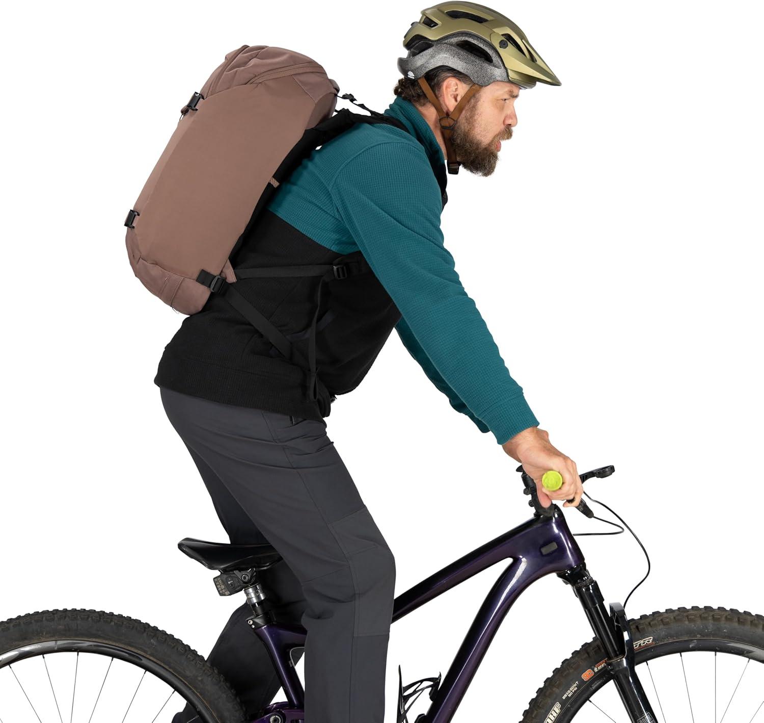 imageOsprey Metron 24L Commuter Bike Backpack BlackMagma Brown