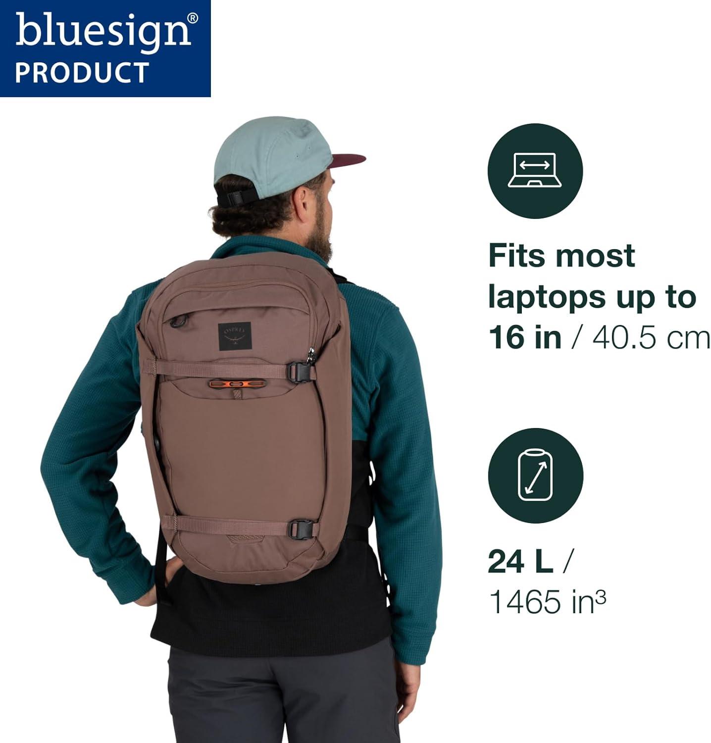 imageOsprey Metron 24L Commuter Bike Backpack BlackMagma Brown