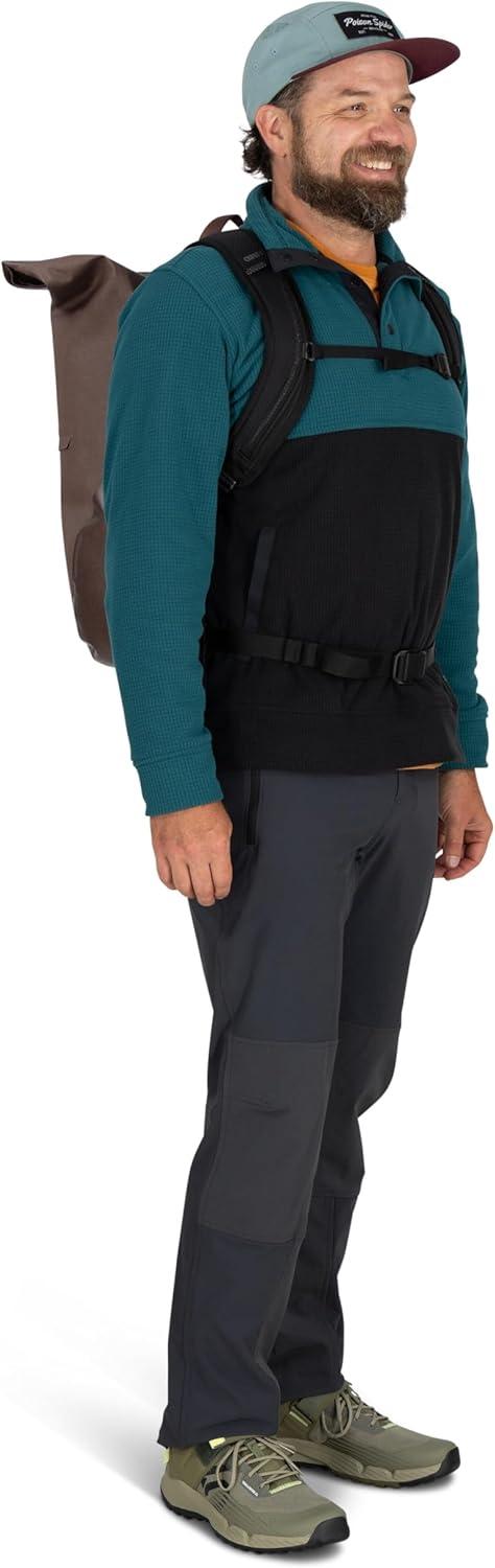 imageOsprey Metron 25L Waterproof Commuter Bike Backpack Raven BlackMagma Brown