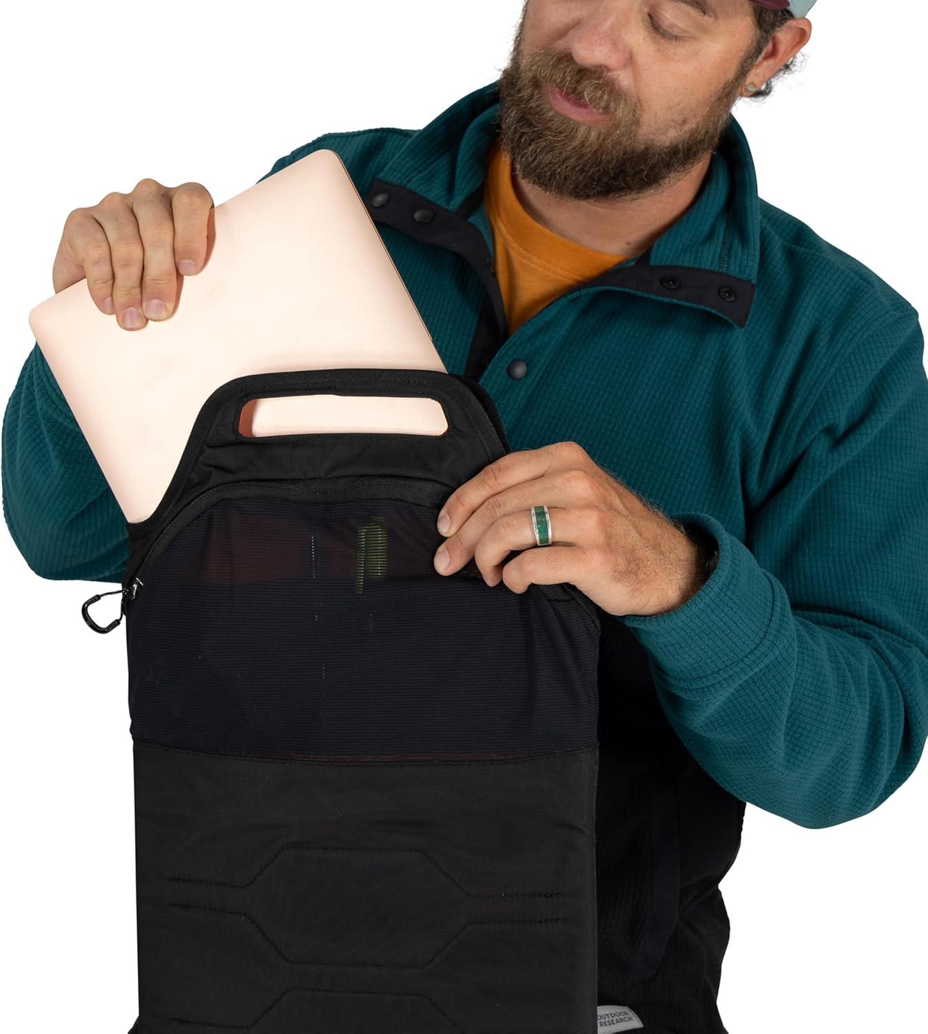 imageOsprey Metron 25L Waterproof Commuter Bike Backpack Raven BlackMagma Brown