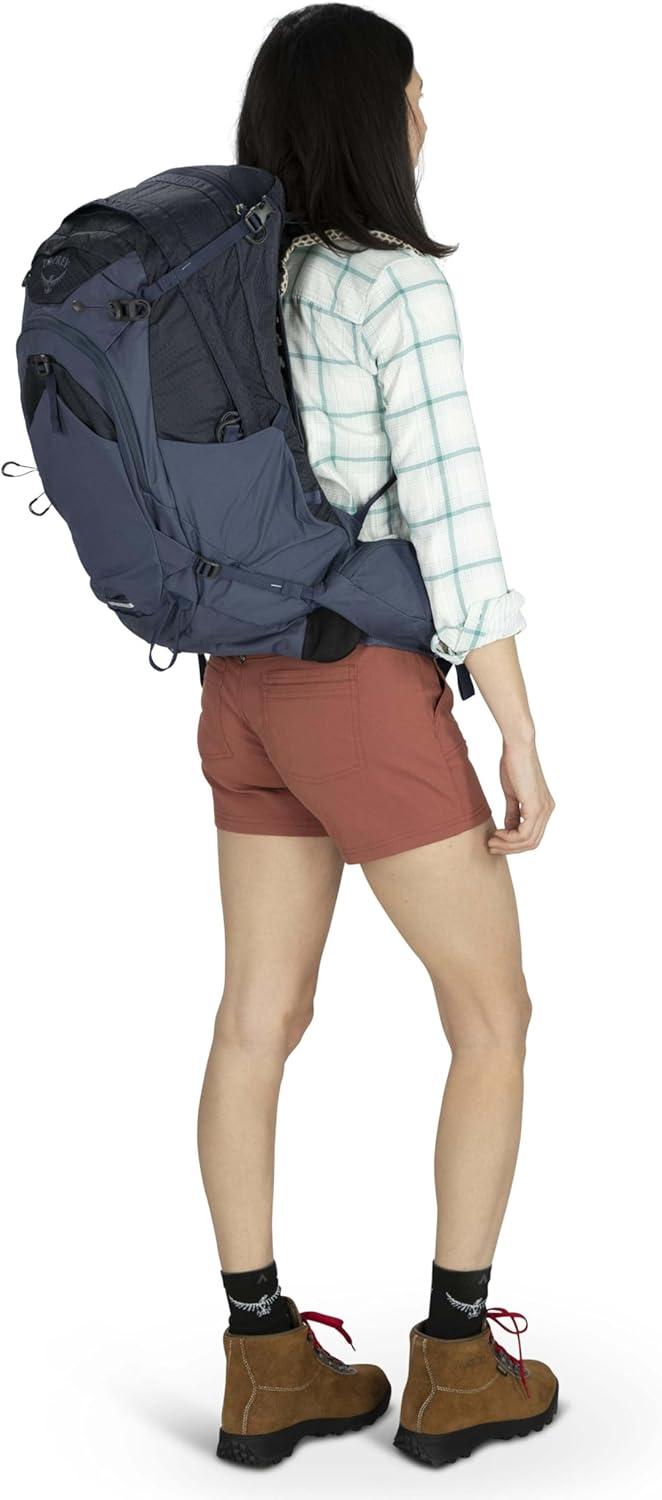 imageOsprey Mira 22L Womens Hiking Backpack with Hydraulics Reservoir Succulent GreenAnchor Blue