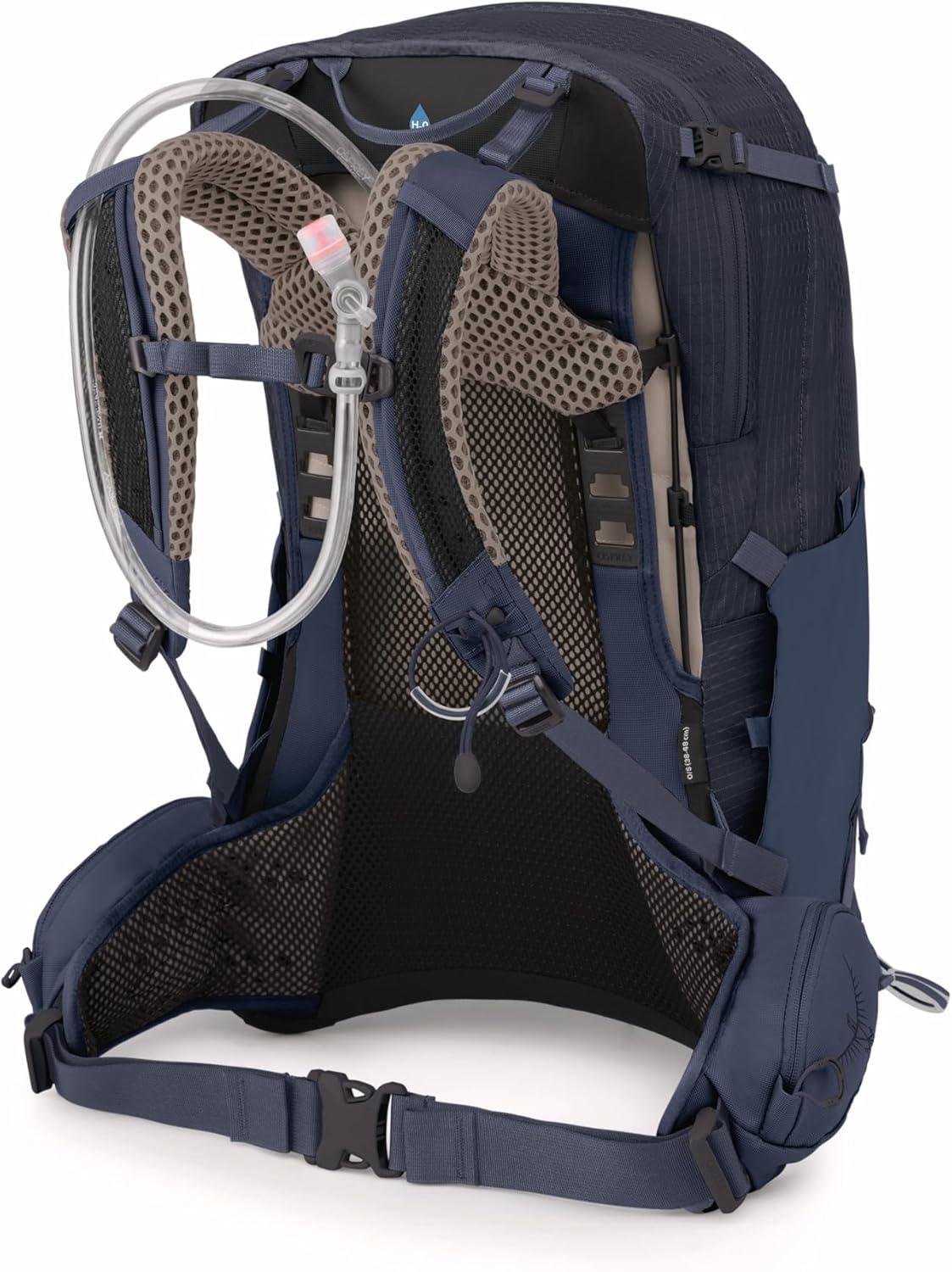 imageOsprey Mira 22L Womens Hiking Backpack with Hydraulics Reservoir Succulent GreenAnchor Blue