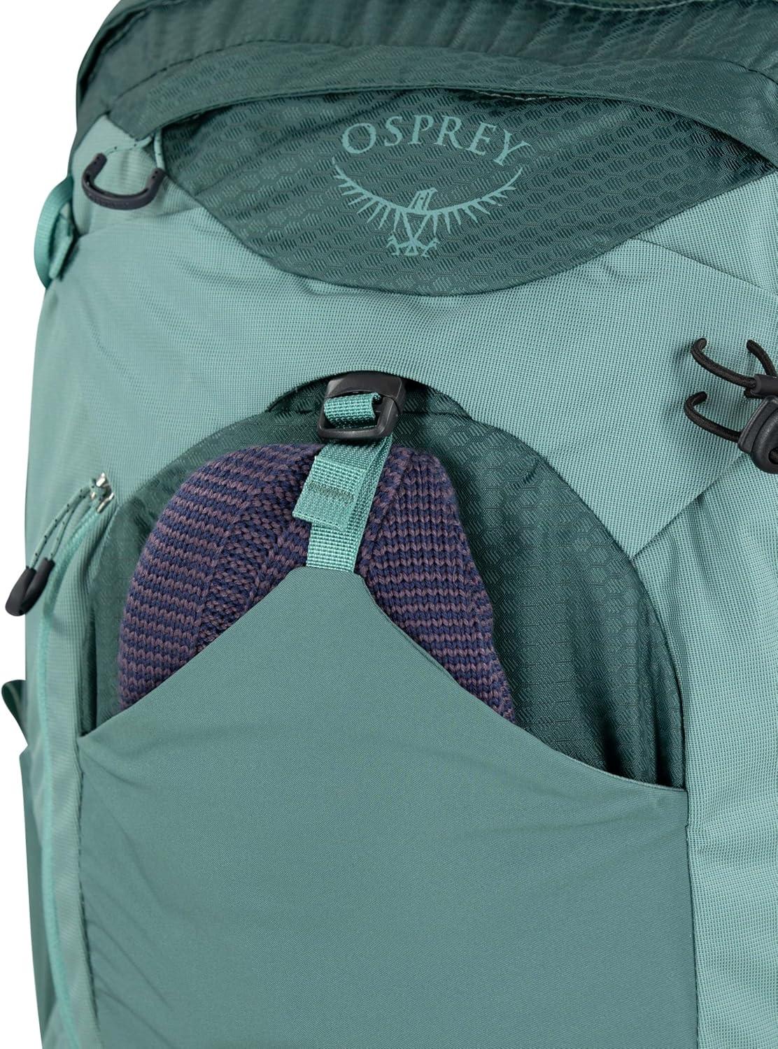 imageOsprey Mira 22L Womens Hiking Backpack with Hydraulics Reservoir Succulent GreenAnchor Blue