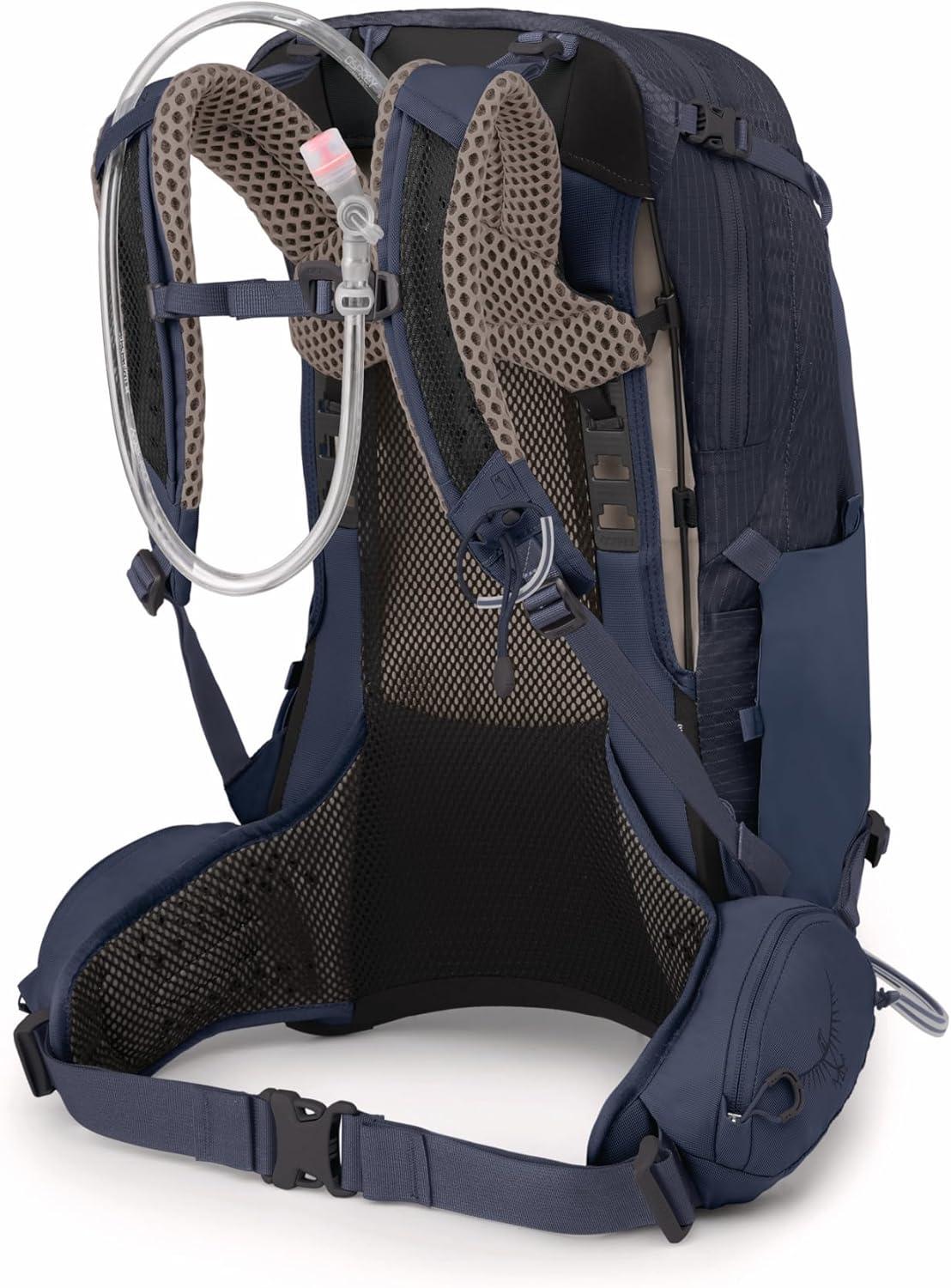 imageOsprey Mira 22L Womens Hiking Backpack with Hydraulics Reservoir Succulent GreenAnchor Blue