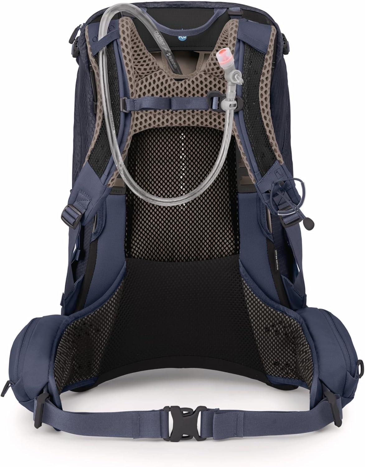 imageOsprey Mira 22L Womens Hiking Backpack with Hydraulics Reservoir Succulent GreenAnchor Blue