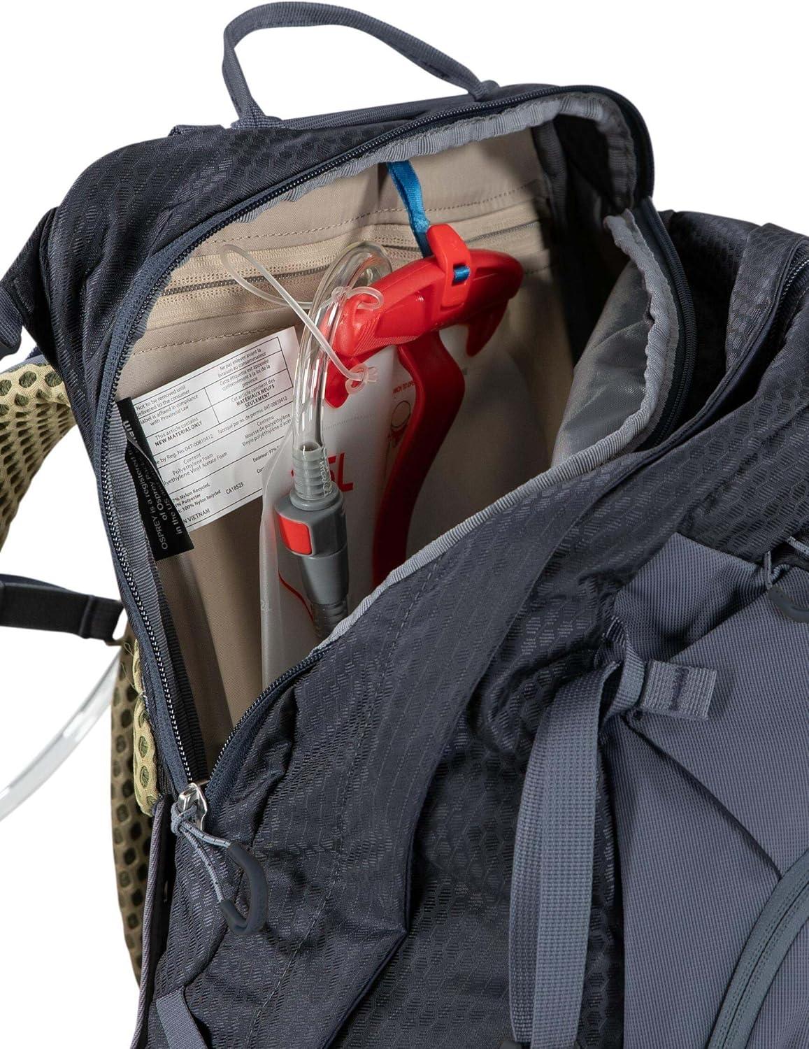 imageOsprey Mira 22L Womens Hiking Backpack with Hydraulics Reservoir Succulent GreenAnchor Blue