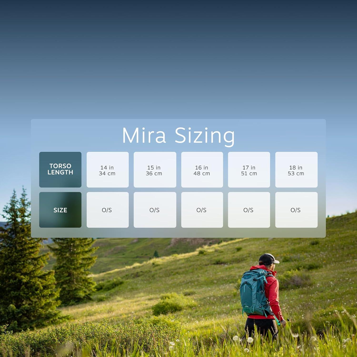 imageOsprey Mira 22L Womens Hiking Backpack with Hydraulics Reservoir Succulent GreenAnchor Blue