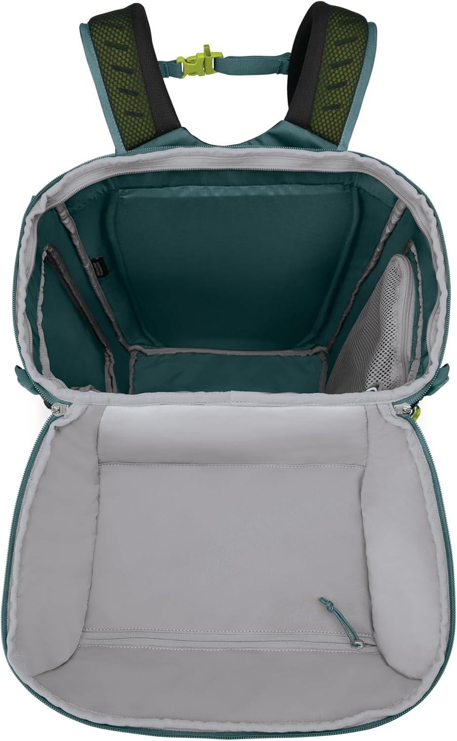 imageOsprey Mountain Bound Ski ampamp Snowboard Boot Bag Plus Boot Backpack with Vertical Snowboard Carry and AFrame Ski Carry Premium Winter Luggage with Shoe Mat and AirScape Technology Cascade Blue