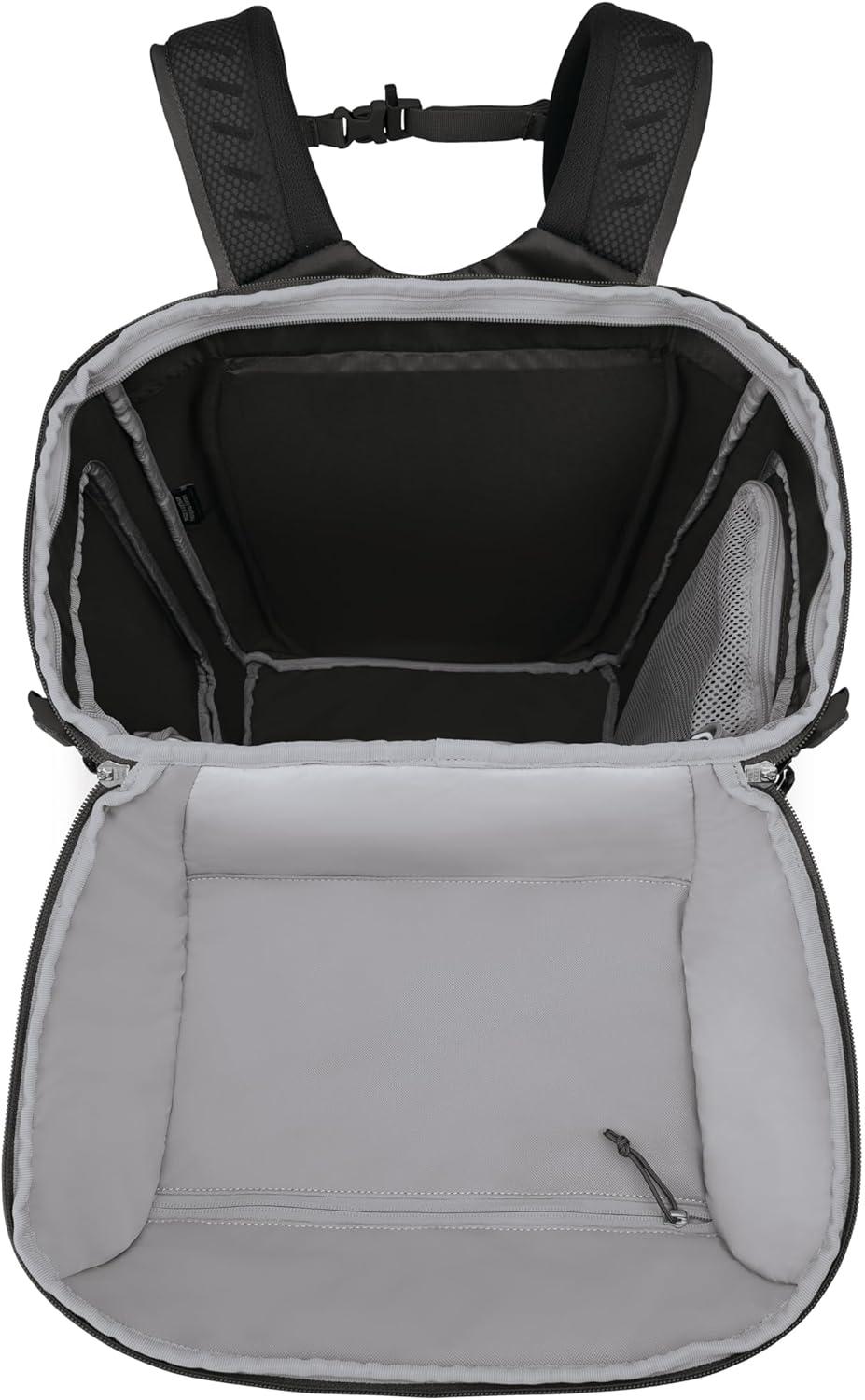 imageOsprey Mountain Bound Ski ampamp Snowboard Boot Bag Plus Boot Backpack with Vertical Snowboard Carry and AFrame Ski Carry Premium Winter Luggage with Shoe Mat and AirScape Technology Black