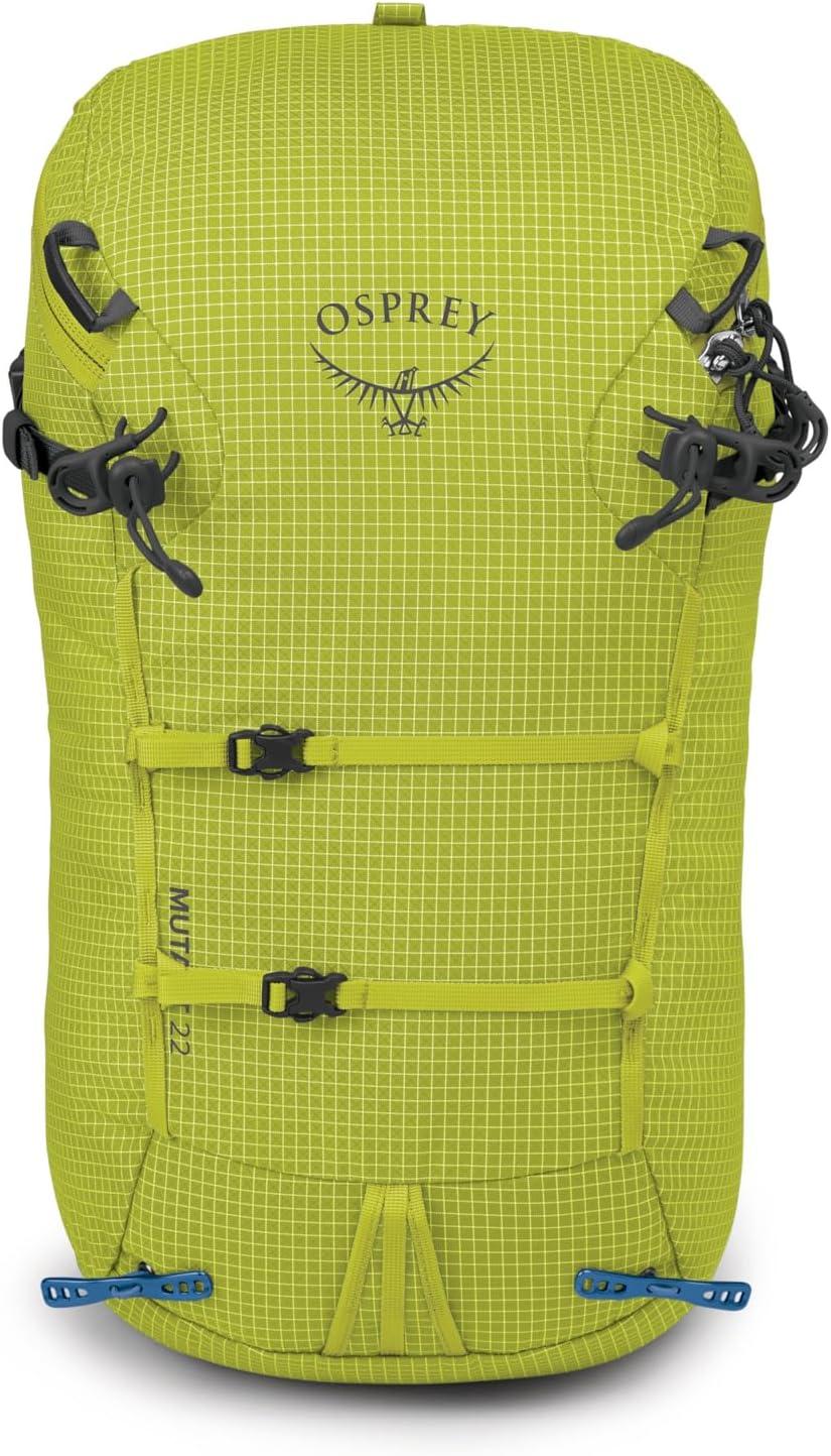 imageOsprey Mutant 22L Climbing and Mountaineering Unisex Backpack Tungsten GreyLemongrass