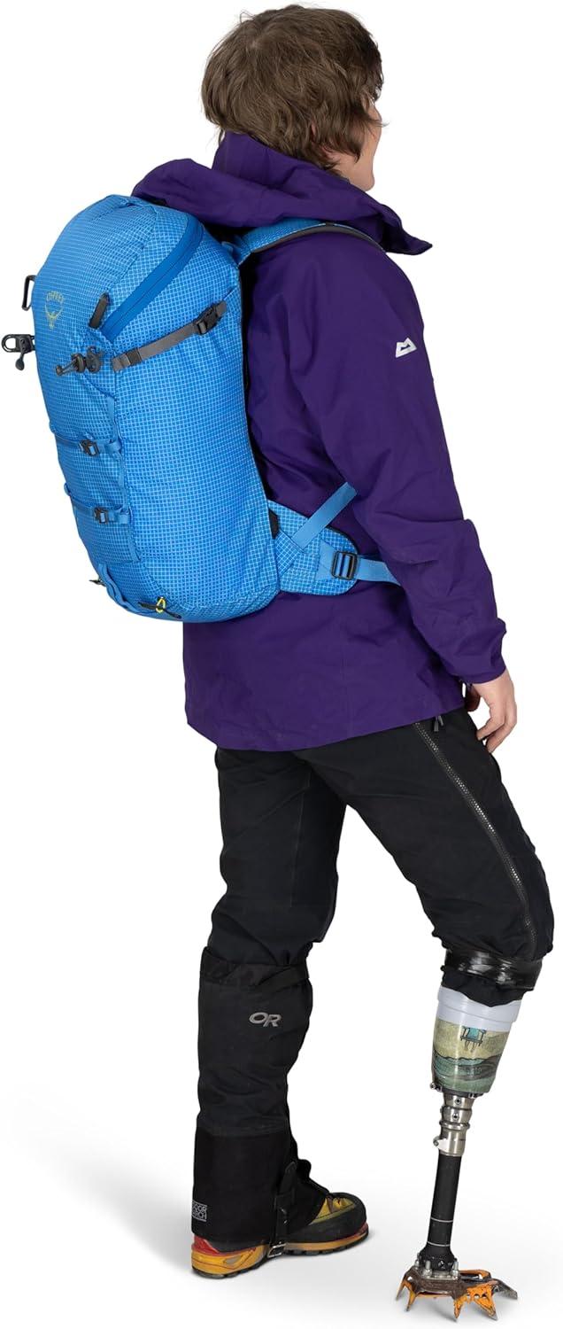 imageOsprey Mutant 22L Climbing and Mountaineering Unisex Backpack Tungsten GreyLemongrass