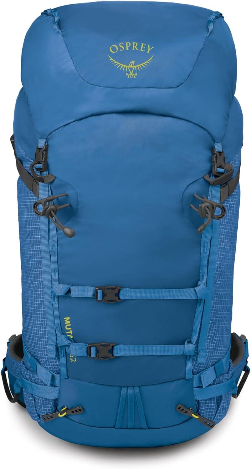 imageOsprey Mutant 52L Climbing and Mountaineering Unisex Backpack Tungsten Grey SMBlue Flame