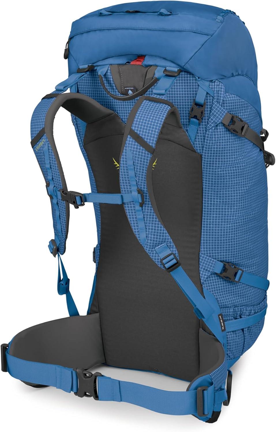 imageOsprey Mutant 52L Climbing and Mountaineering Unisex Backpack Tungsten Grey SMBlue Flame