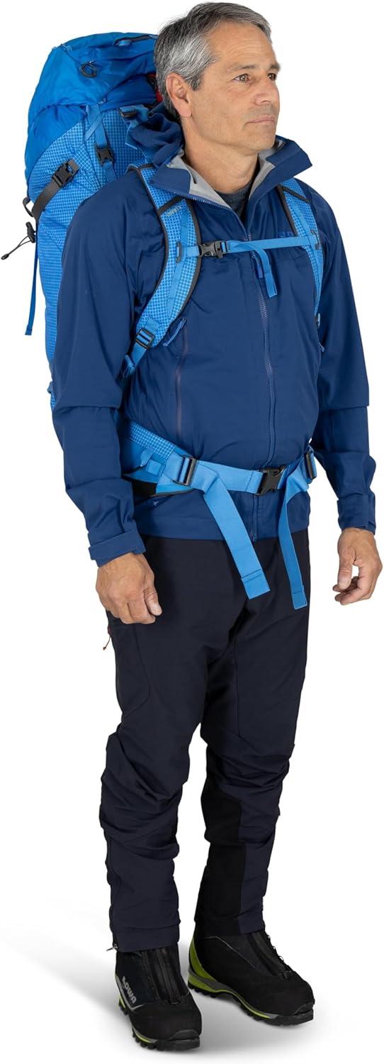 imageOsprey Mutant 52L Climbing and Mountaineering Unisex Backpack Tungsten Grey SMBlue Flame