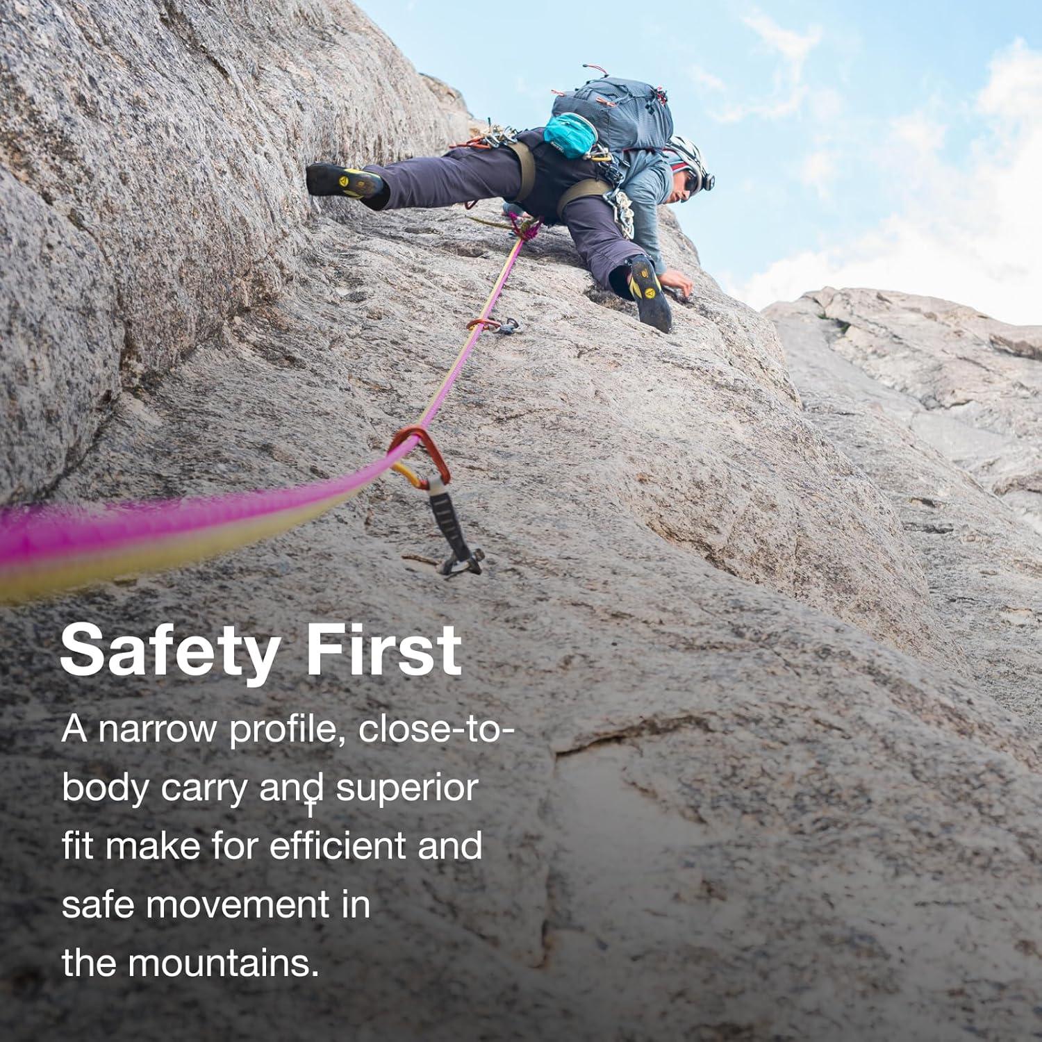 imageOsprey Mutant 52L Climbing and Mountaineering Unisex Backpack Tungsten Grey SMBlue Flame