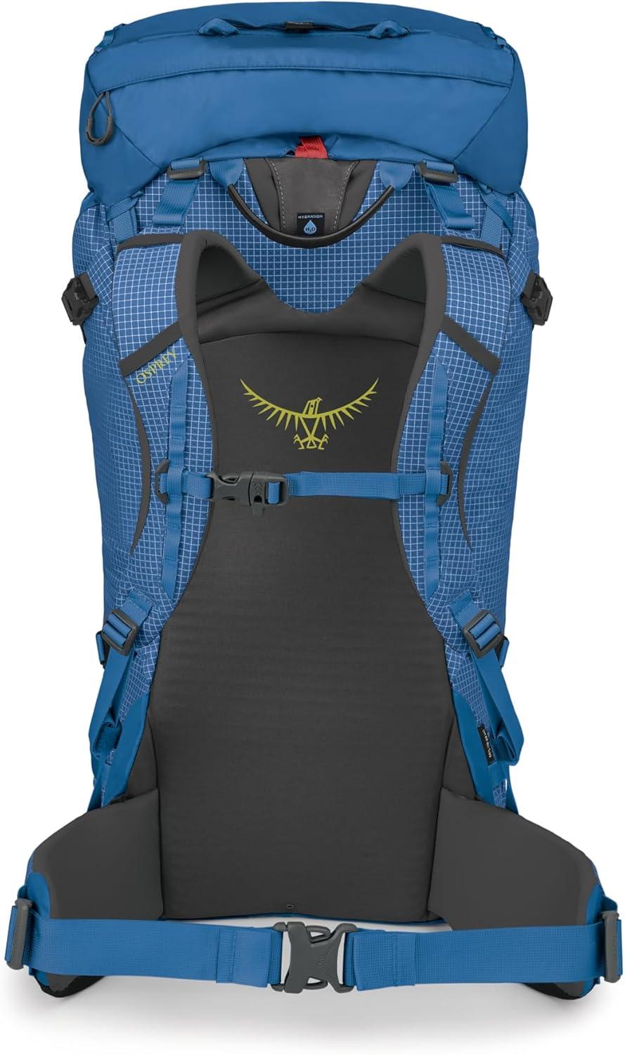 imageOsprey Mutant 52L Climbing and Mountaineering Unisex Backpack Tungsten Grey SMBlue Flame