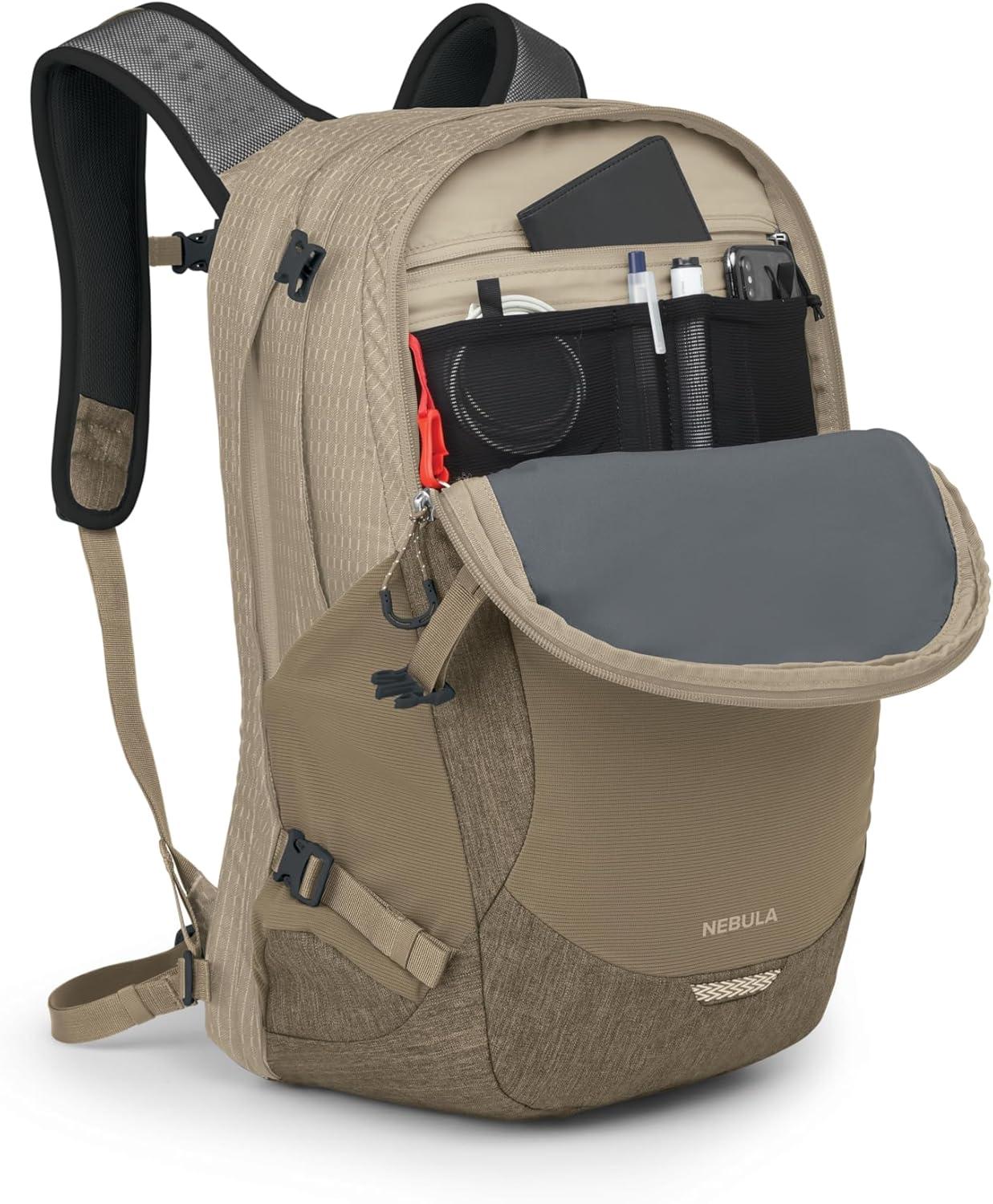 imageOsprey Nebula Commuter Backpack BlackAlpaca TanLatte Brown Heather
