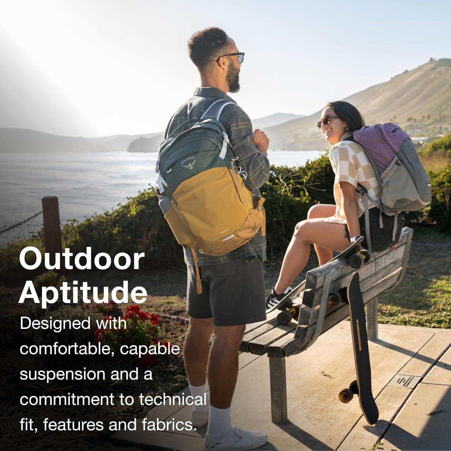 imageOsprey Nebula Commuter Backpack BlackAlpaca TanLatte Brown Heather