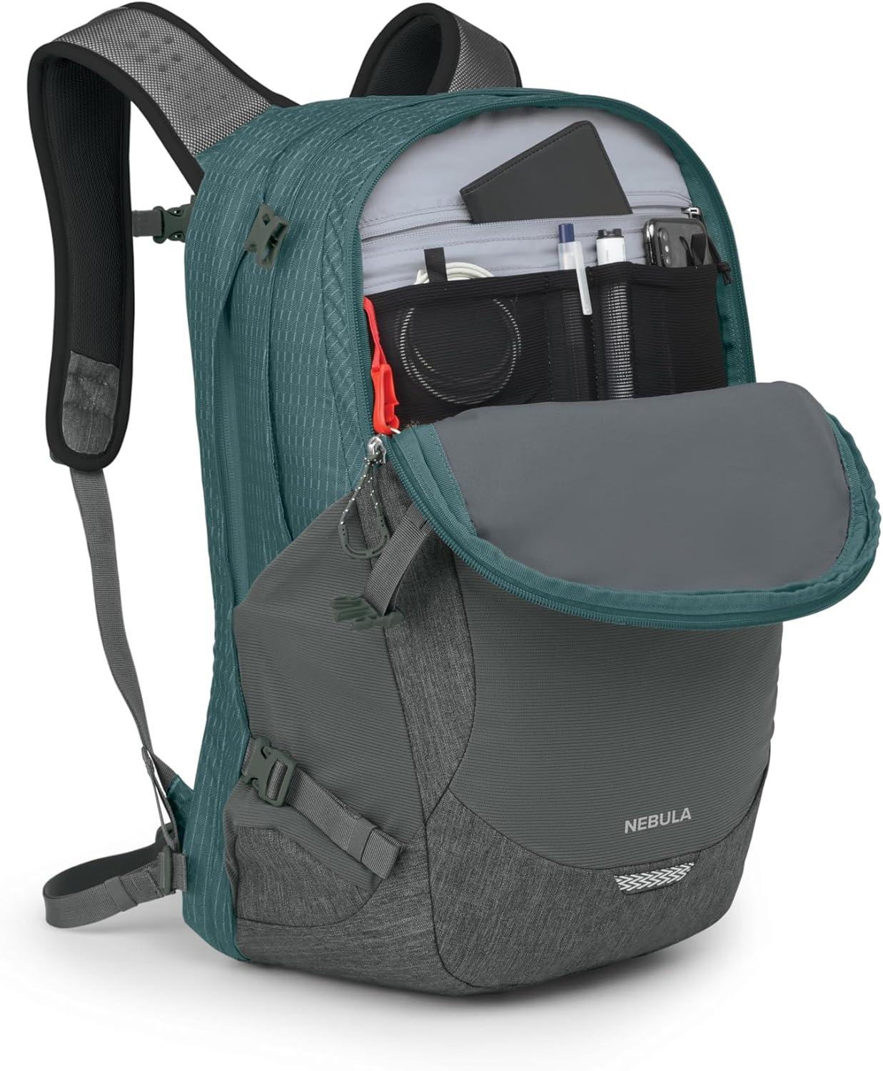 imageOsprey Nebula Commuter Backpack BlackCascade BlueCoal Grey Heather