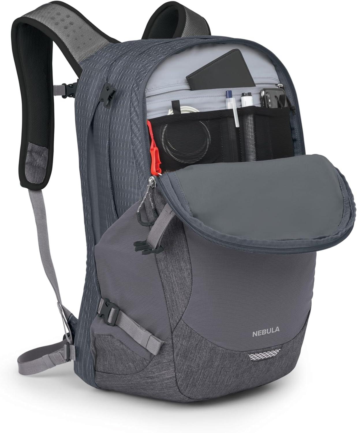 imageOsprey Nebula Commuter Backpack BlackTungstenSoundwave Grey Heather