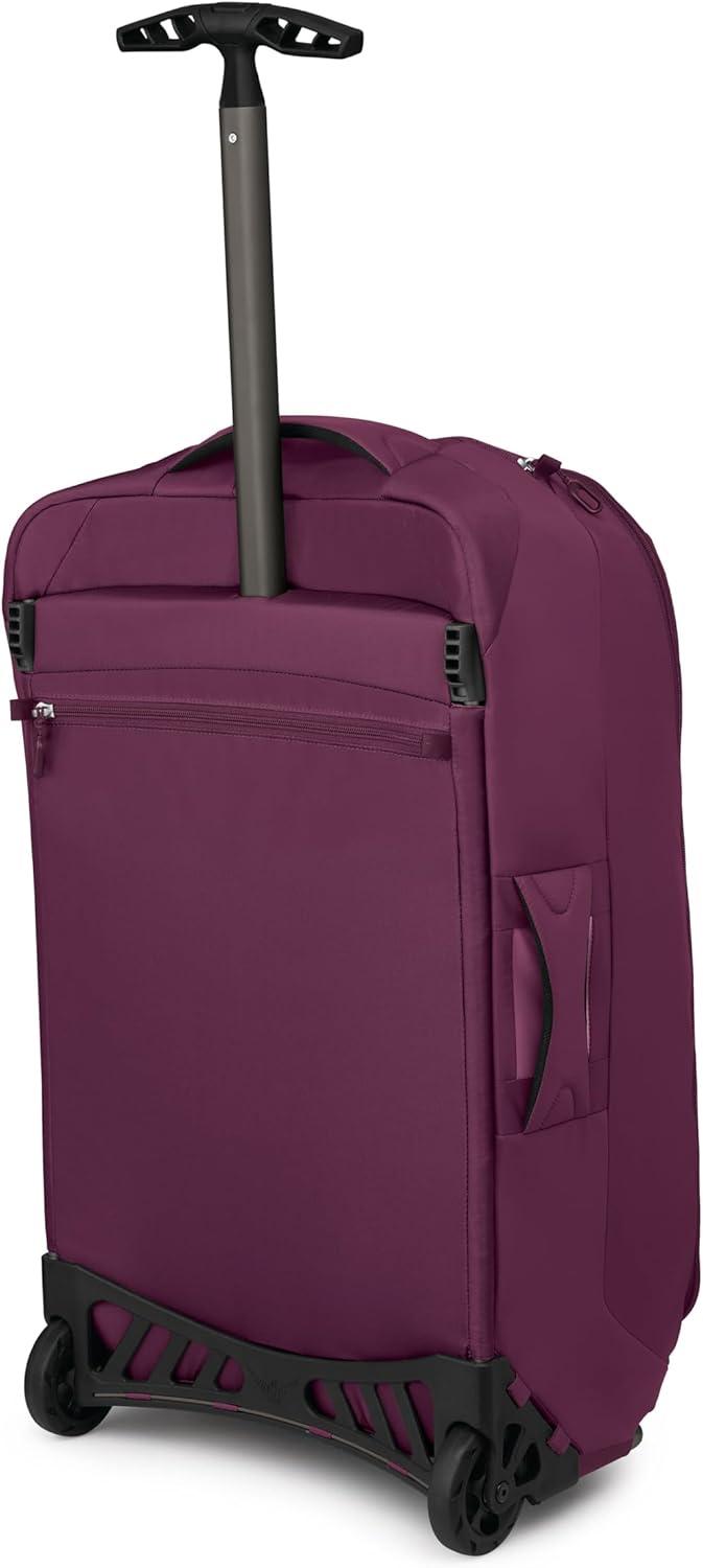 imageOsprey Ozone 2Wheel 80L27 Checked Luggage Lightweight Rolling Bag with High Clearance Wheels Travel Suitcase with Mesh Organization Trolley Handle and AddaBag Strap Moody BurgundyMoody Burgundy