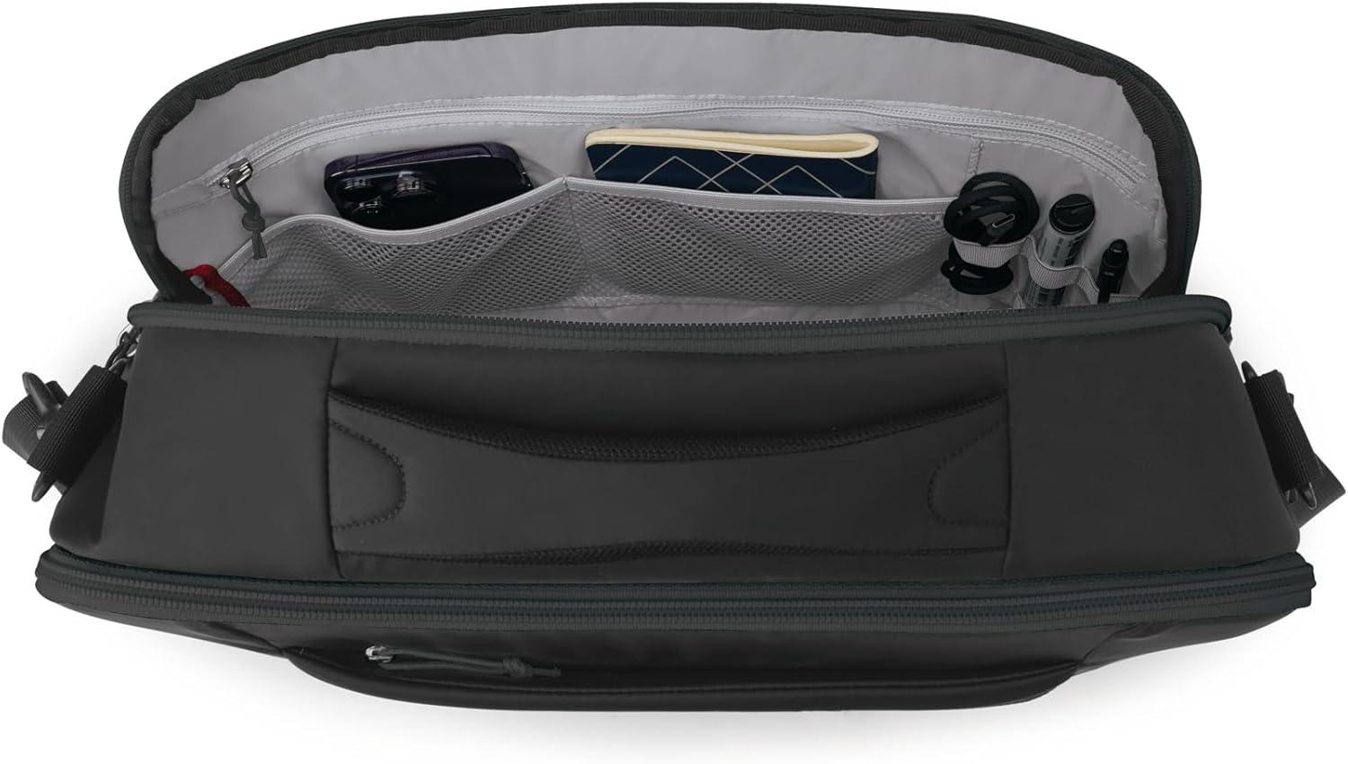 imageOsprey Ozone Brief Bag Lightweight Shoulder Bag with Padded Laptop Sleeve Removable Strap and Hidden Cash Pocket Travel Briefcase and Personal Item Fits Most 16quot Laptops CarryOn Companion