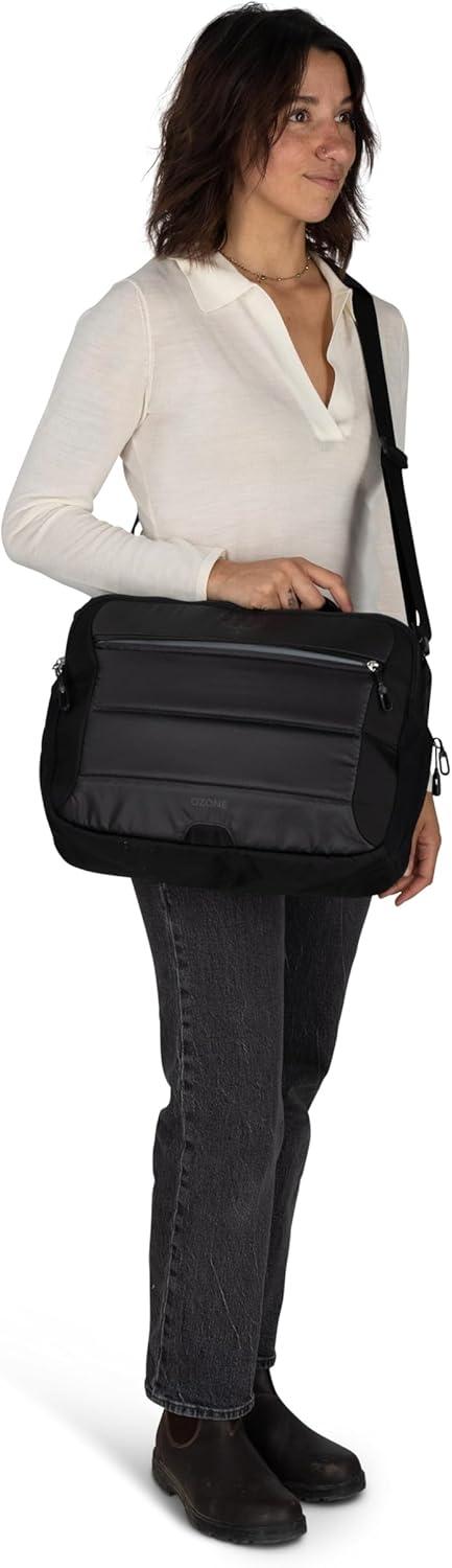 imageOsprey Ozone Brief Bag Lightweight Shoulder Bag with Padded Laptop Sleeve Removable Strap and Hidden Cash Pocket Travel Briefcase and Personal Item Fits Most 16quot Laptops CarryOn Companion