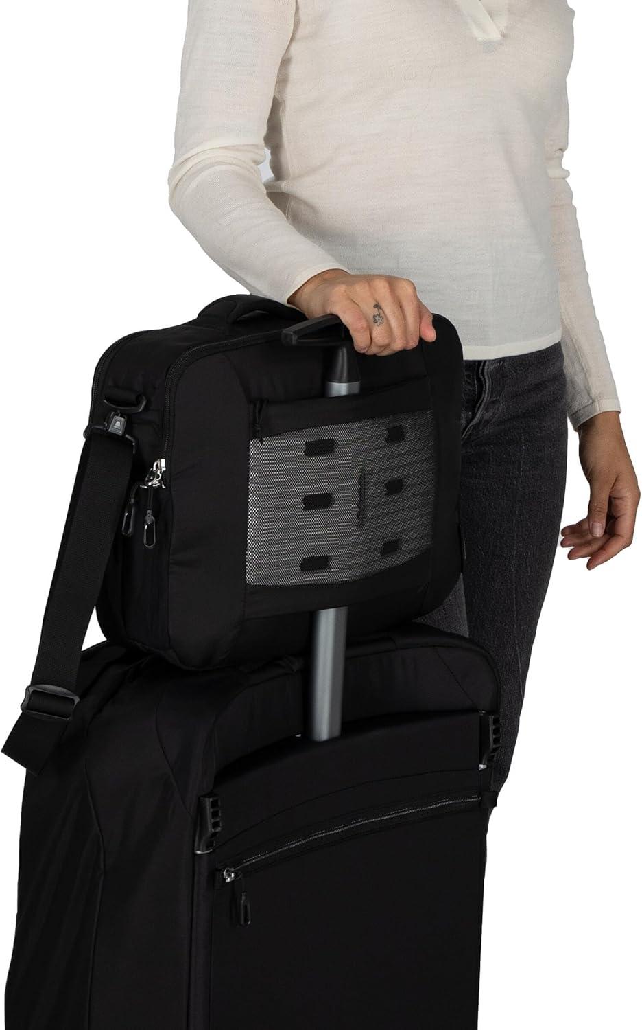 imageOsprey Ozone Brief Bag Lightweight Shoulder Bag with Padded Laptop Sleeve Removable Strap and Hidden Cash Pocket Travel Briefcase and Personal Item Fits Most 16quot Laptops CarryOn Companion