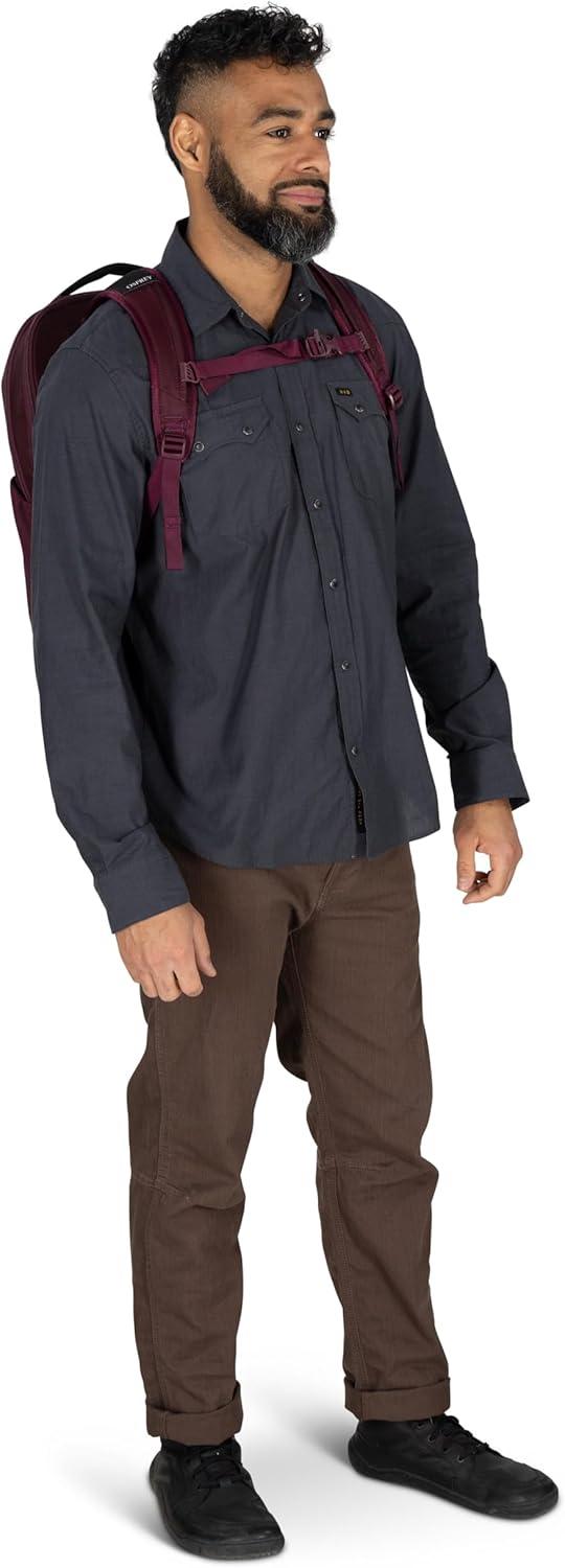 imageOsprey Ozone Laptop Backpack with Ventilated AirScape Backpanel Lightweight Travel Backpack with 16 Laptop Sleeve CarryOn Compatible Travel Bag for Men and Women BlackBlack